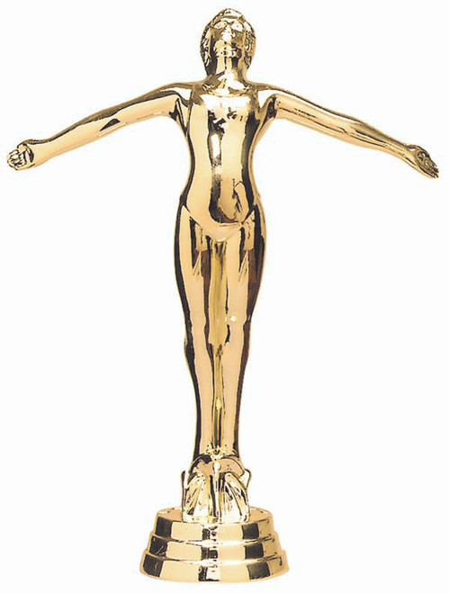 Female Diving Figure on base Trophy 165mm
