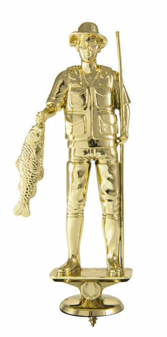 Fisherman Figure on base Trophy 170mm