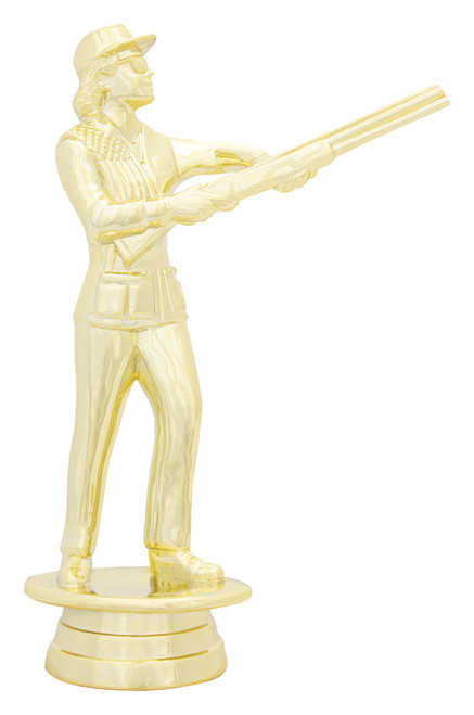 Female Skeet Shooting Figure on base Trophy