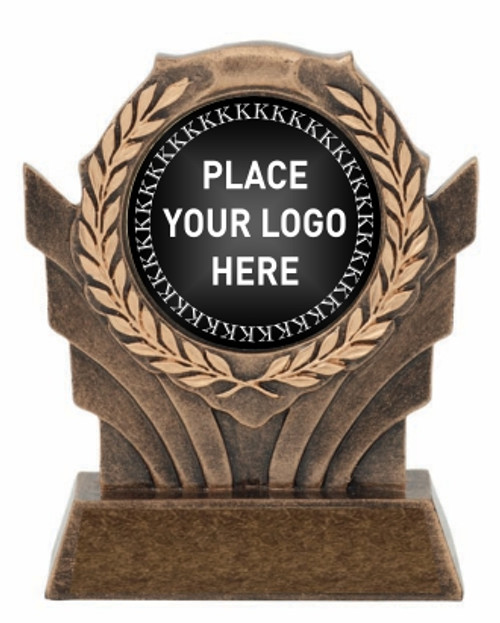 Deco Holder Trophy with logo 115mm