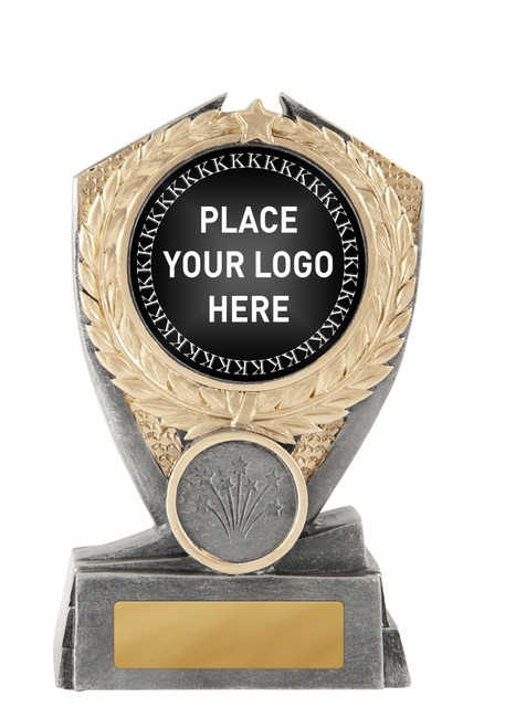 Hero Shield Holder Trophy with logo 125mm