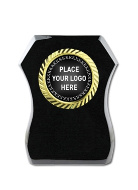 Summit Series Black Shield Small Trophy Gold Holder