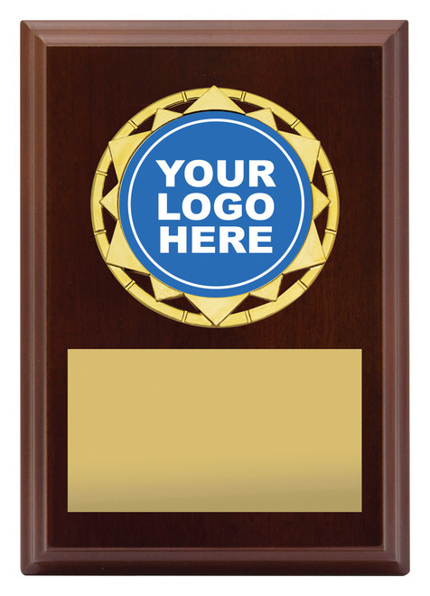 Compass Holder Plaque Gold 150mm