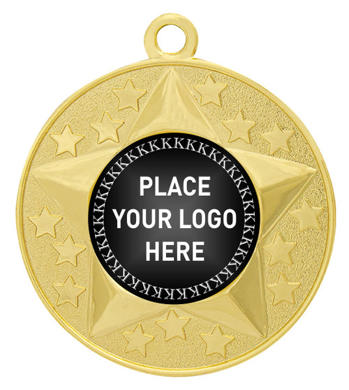 Stars Medal Gold 50mm