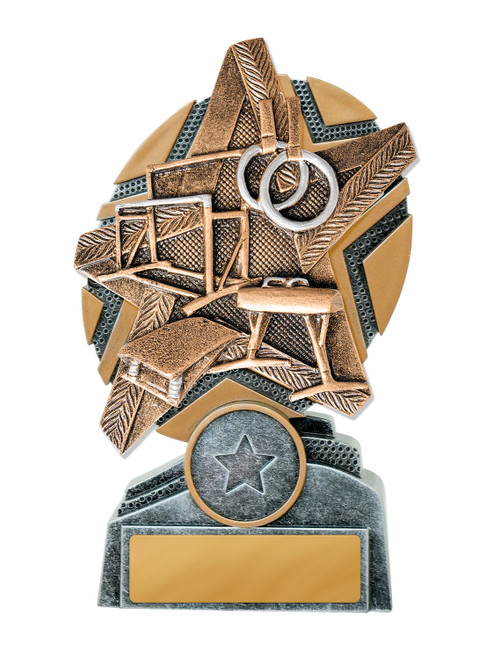 Starburst Series Gymnastics Small Trophy