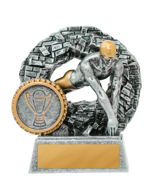 Crash Through Series Male Swimming Trophy 110mm
