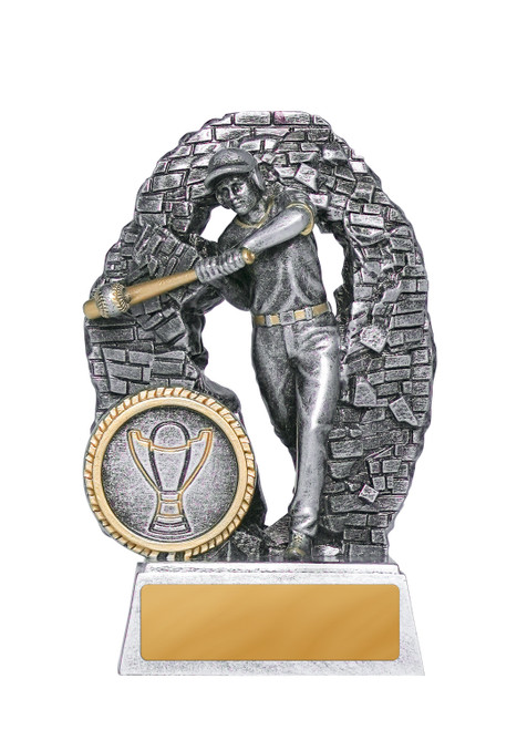 Crash Through Series Male Baseball Trophy 110mm 1010-5MA