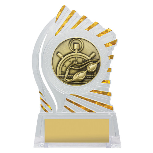 Solar Series Acrylic Swimming Trophy