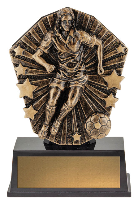 Cosmos Mini Football Female Trophy 120mm