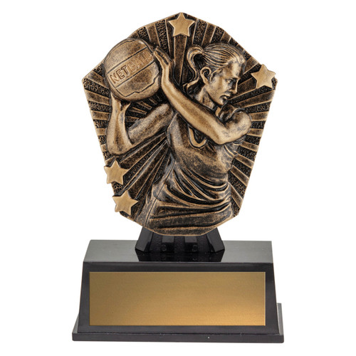 Cosmos Mini Netball Trophy 120mm