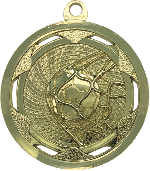 Strata Medal Football Shiny Gold