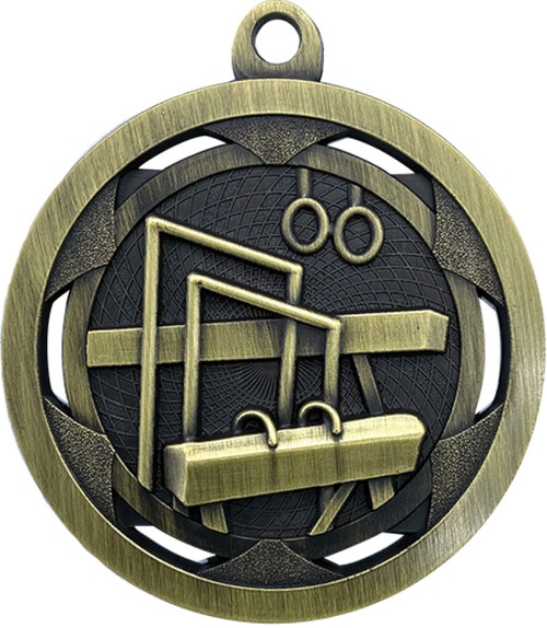 Strata Medal Gymnastics Antique Gold