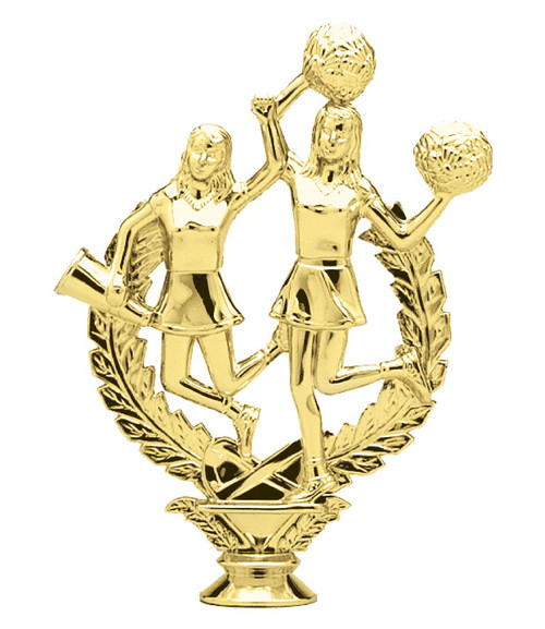Double Cheerleading Figure on base Trophy 170mm