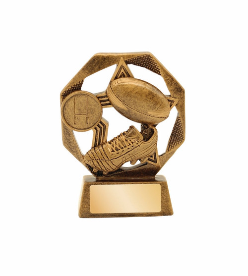 Octo Series Rugby Trophy 120mm