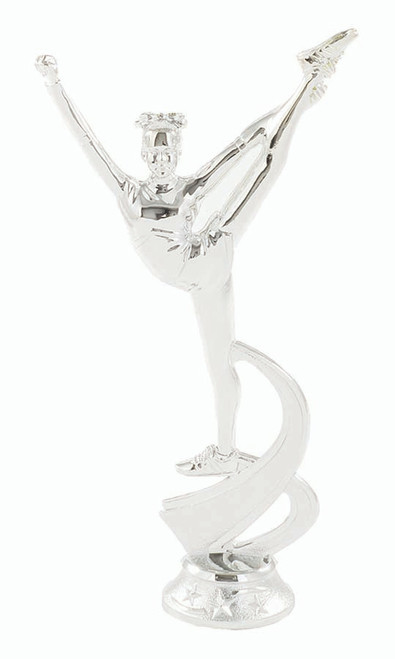 Silver Cheer Dance Squad Figure on base Trophy