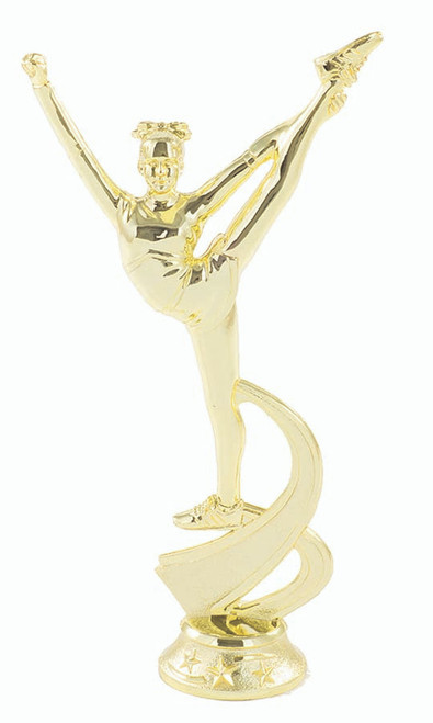Gold Cheer Dance Squad Figure on base Trophy