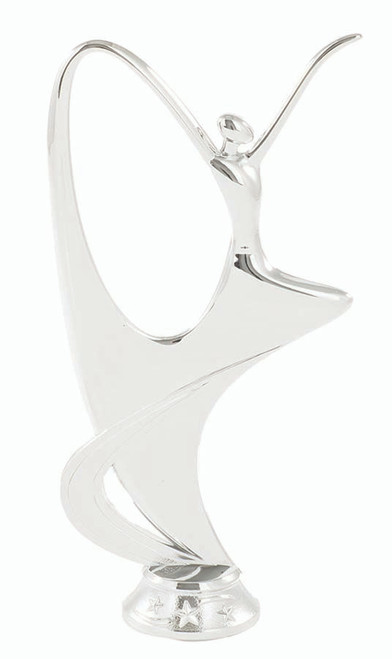 Silver Dance Abstract Movement Figure on base Trophy