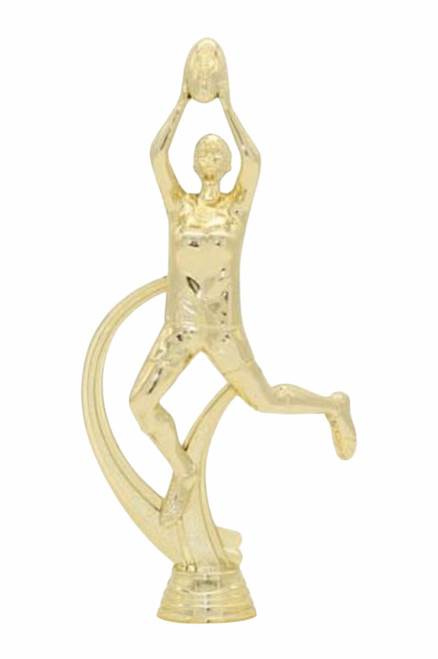 Aussie Rules Leaping Mark Female Figure on base Trophy
