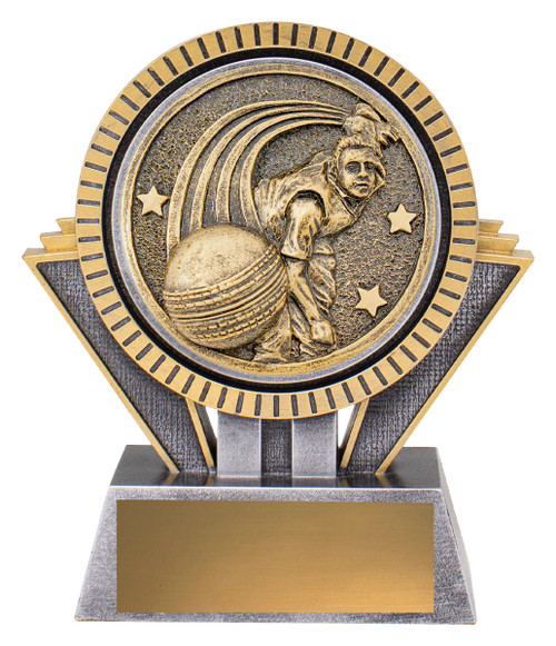 Spartan Series Cricket Bowling Trophy 130mm SR111A