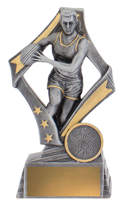 Flag Series Touch Football Female Trophy 155mm