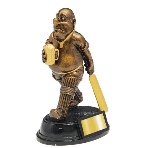 Cricket Comic Award Beer Drinking Trophy