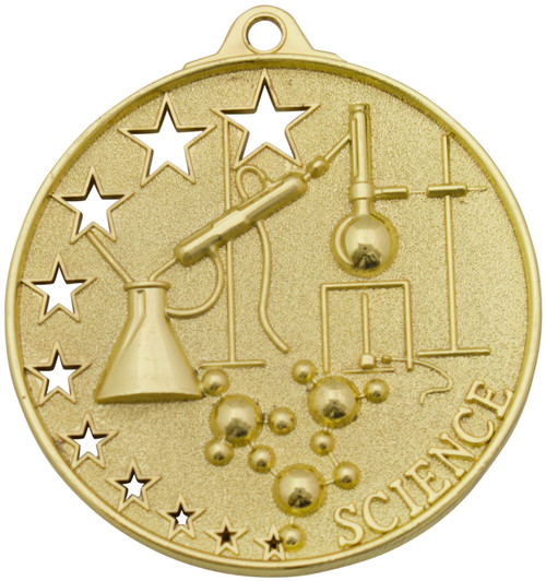 Hollow Star Science Medal Gold MH919G