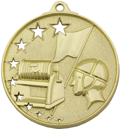 Hollow Star Surf Lifesaving Medal Gold