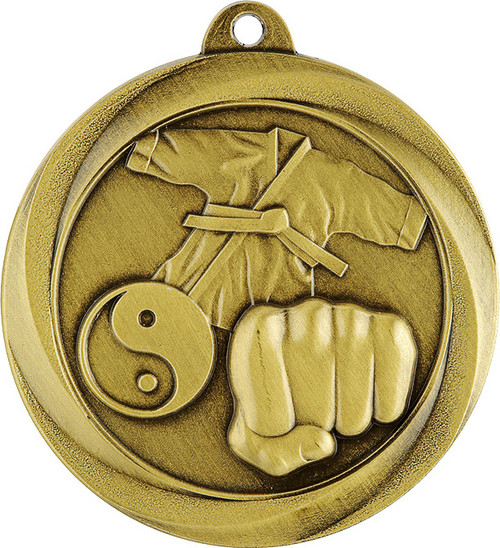 Econo Series Martial Arts Medal Gold