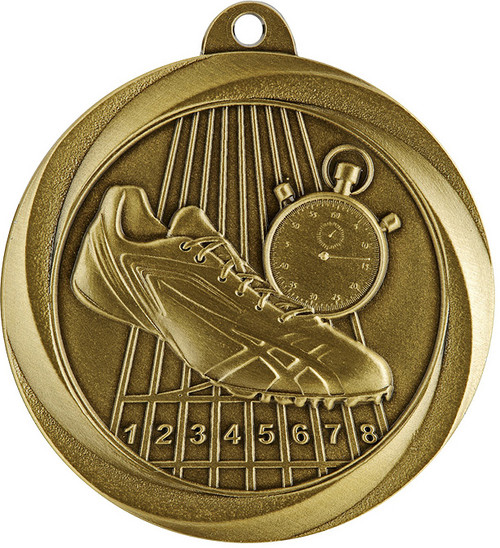 Econo Medal Athletics Track Gold