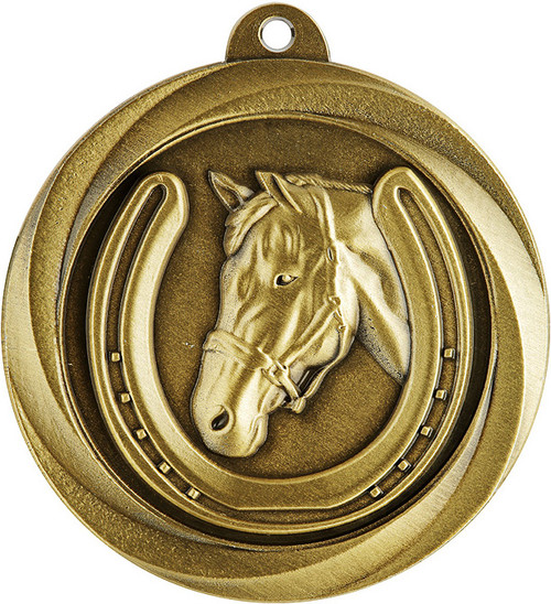 Econo Series Horse Medal Gold