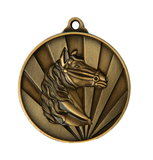 Sunrise Series Horse Medal Gold