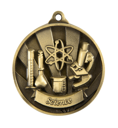 Sunrise Series Science Medal Gold 1076-41G