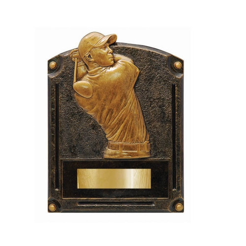 Golf Plaque Trophy Small 140mm