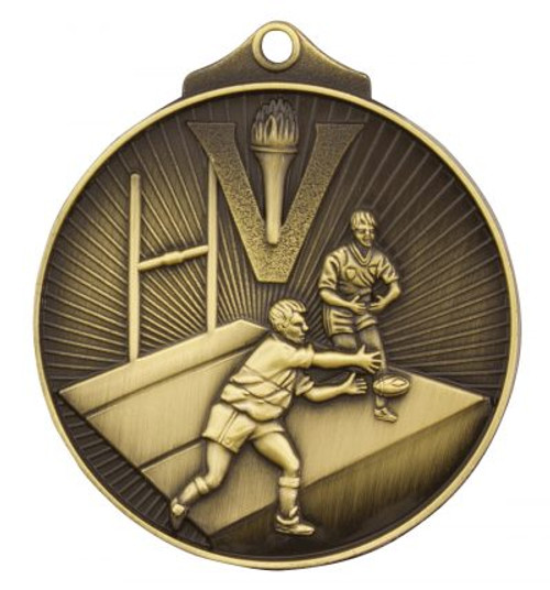 Sunraysia Series Rugby Medal Gold