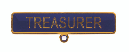Treasurer Title Bar Blue