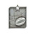 Rectangle Series Aussie Rules AFL Medal Silver