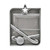 Rectangle Series Hockey Medal Silver