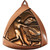 Triangle Series Baseball Medal Bronze M1130B