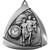 Triangle Series Cross Country Medal Silver