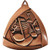 Triangle Series Music Medal Bronze