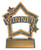 Mini Word Star Trophy Winner 115mm 12801