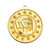 Shooting Star Medal Reading Gold 1074-49G