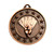 Shooting Star Poker Medal Bronze 1074-54B