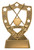 Shield Series Golf Trophy 210mm