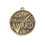 Word Medal Attendance Award Antique Gold