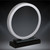 Stargate Series Glass Award Round Silver