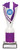 Spirit Cup Silver/Purple 225mm