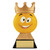 Crown Emoji Novelty Trophy 130mm