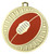 Spark Series Aussie Rules Medal Shiny Gold MS712