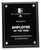 Premium Black Piano Plaque with Floating Acrylic Panel